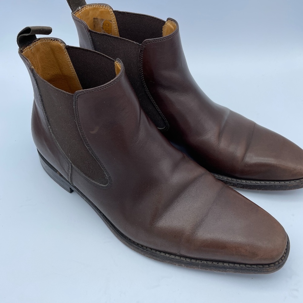 Bexley Brown Leather Chelsea Boots
